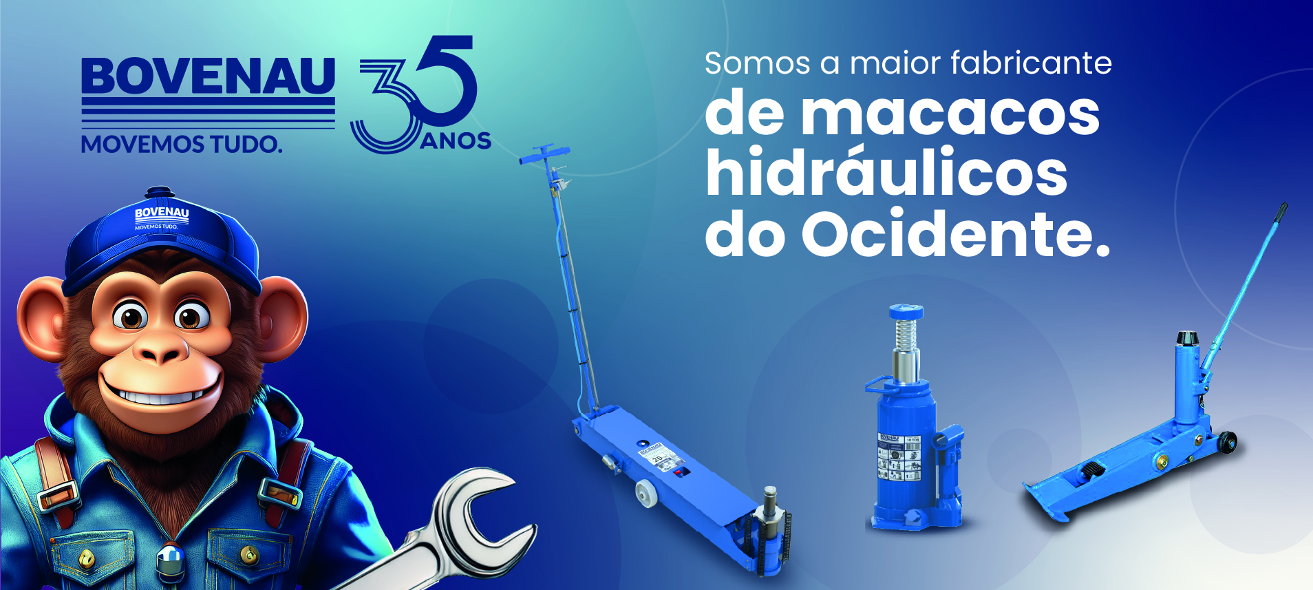 banner maior fabricante de macacos hidráulicos do mercado